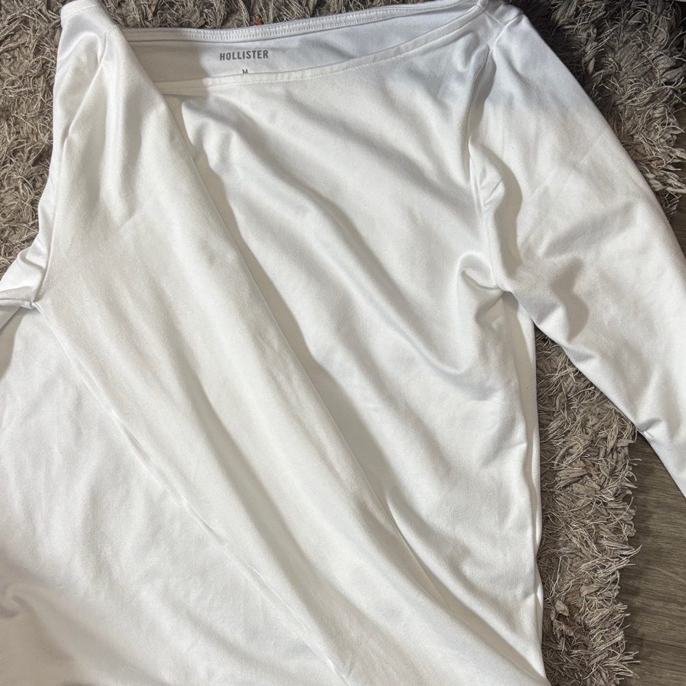 Hollister Off-Shoulder White Top